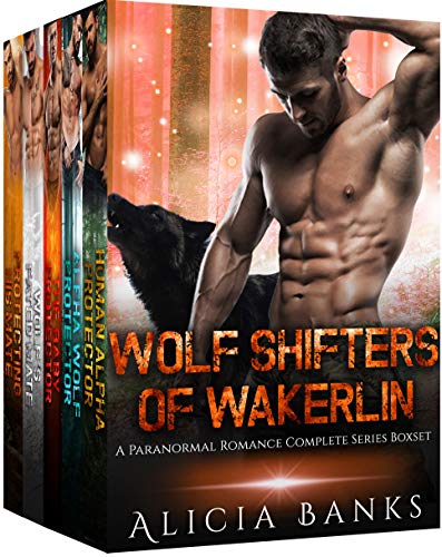 Book Cover of Wolf Shifters of Wakerlin: A Paranormal Romance Complete Series Box Set