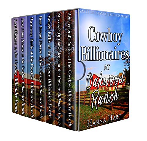 Book Cover of Cowboy Billionaires At Oakwood Ranch : Single Dad Ranch Brothers Boxset